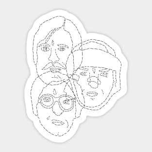 3 Brothers — The Darjeeling Limited Sticker